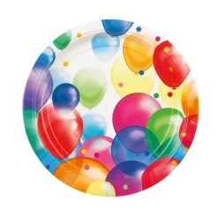 Amscan® Ballons - 8 Teller Papier, 23 Cm