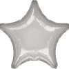 Amscan® Stern - Folienballon Silber Metallic, 48 Cm