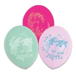 Amscan® Pretty Pony - 6 Latexballons, Ø 22,8 Cm