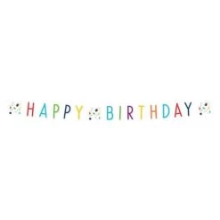 Amscan® Confetti Birthday - Partykette Papier, 180 X 13,8 Cm