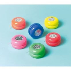 Amscan® Party Basics - 12 Yo-Yos Laser, Farblich Sortiert