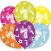 Amscan® - 6 Latexballons Rundum Bedruckt 7, Farblich Sortiert 27,5 Cm