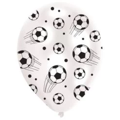 Amscan® - 6 Latexballons Rundum Bedruckt Fußball, 27,5 Cm