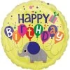 Amscan® Elefant - Happy Birthday Folienballon, Rund