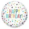 Amscan® Confetti Birthday - Folienballon, Rund