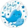 Amscan® Narwhal Baby Boy - Folienballon, Rund