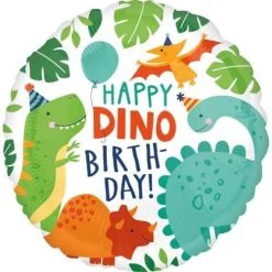 Amscan® Dino-Mite Party - Folienballon, Rund