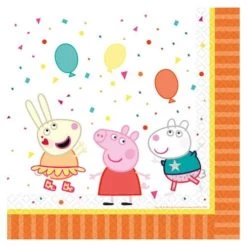 Amscan® Peppa Pig - 16 Servietten, 33 X 33 Cm