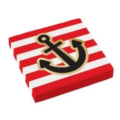 Amscan® Piratenkarte - 16 Servietten, 33 X 33 Cm