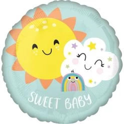 Amscan® Sweet Baby Rainbow - Standard Folienballon