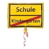 Amscan® Schulanfang Schild - Junior Shape Folienballon, 43 X 30 Cm