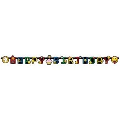 Emoticons Emoji Girlande Happy Birthday Letter Banner
