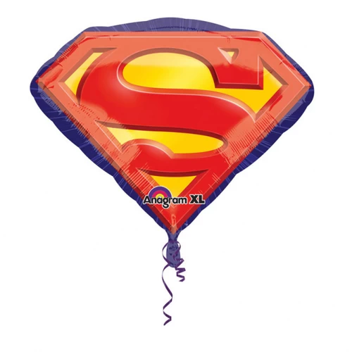 SuperShape Superman Emblem Folienballon 66 X 50cm