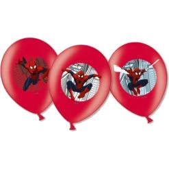 Marvel Spiderman - 6 Latexballons - 27,5 Cm