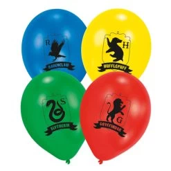Harry Potter - Häuser 6 Latexballons - 27,5 Cm