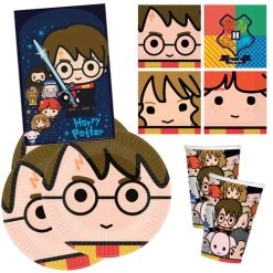 Harry Potter - 40-teiliges - Party Set - Chibi Für 16 Personen